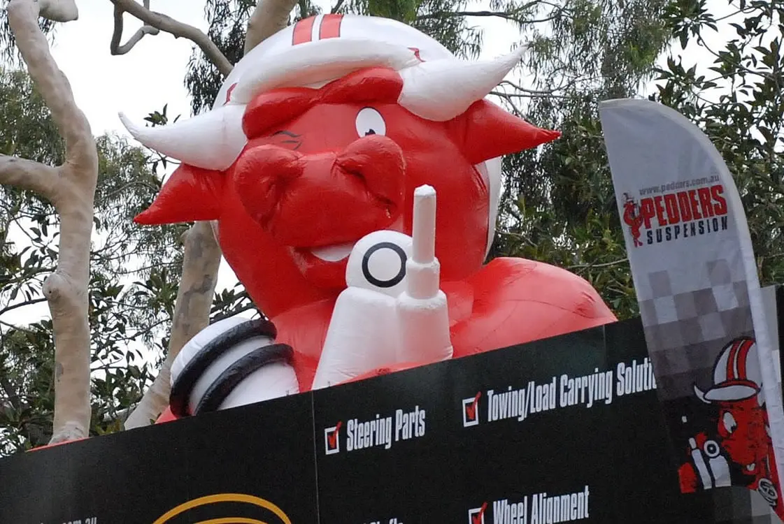 Inflatable-bull-character