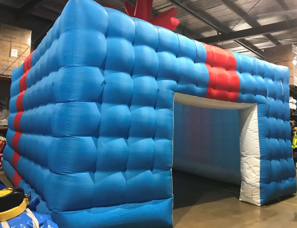 blue-smooth-cube-inflatable-structure