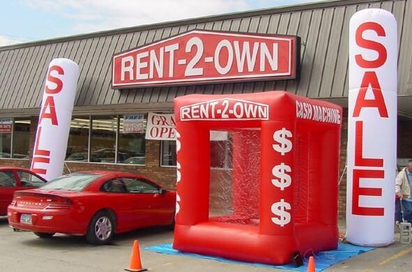 Inflatable-money-machine