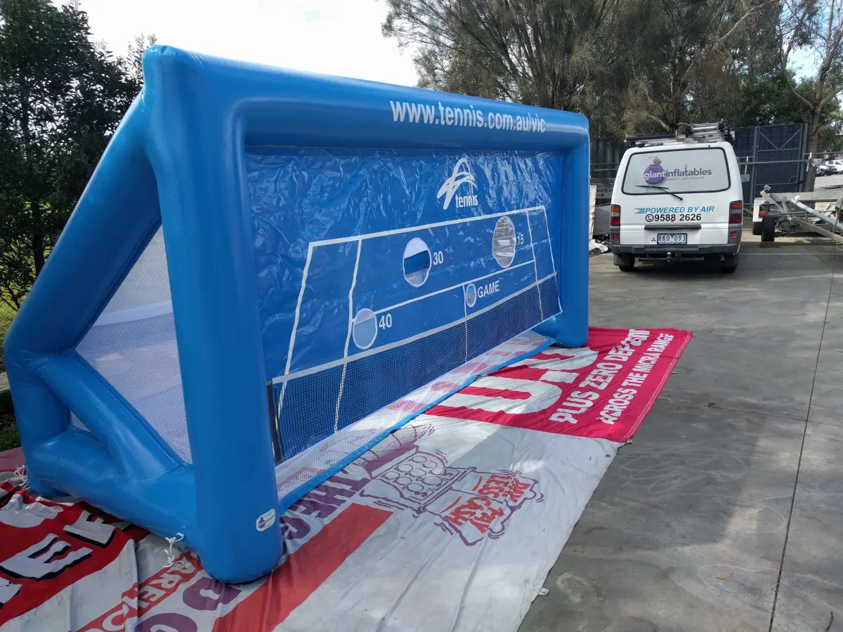 Inflatable-tennis-court-target-game